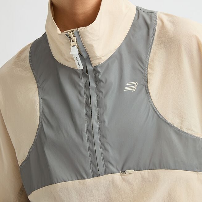 Shine Block Anorak Jakke Beige