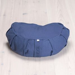 Meditation Cushion Crescent, Blueberry Blue Yogiraj Meditationspude Crescent Blue