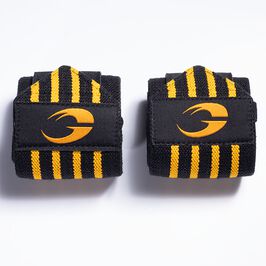 Gasp Hardcore Wrist Wraps 18 inch, Black/Yellow Hardcore Wrist Wraps 18 inch, Black/Yellow