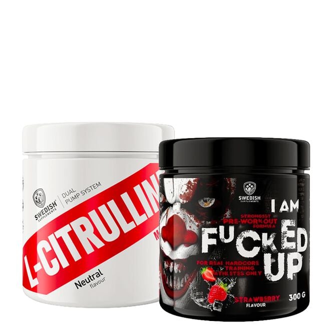Citrullin malat Aminosyrer 250 g + F-cked Up Joker Edit PWO 300 g