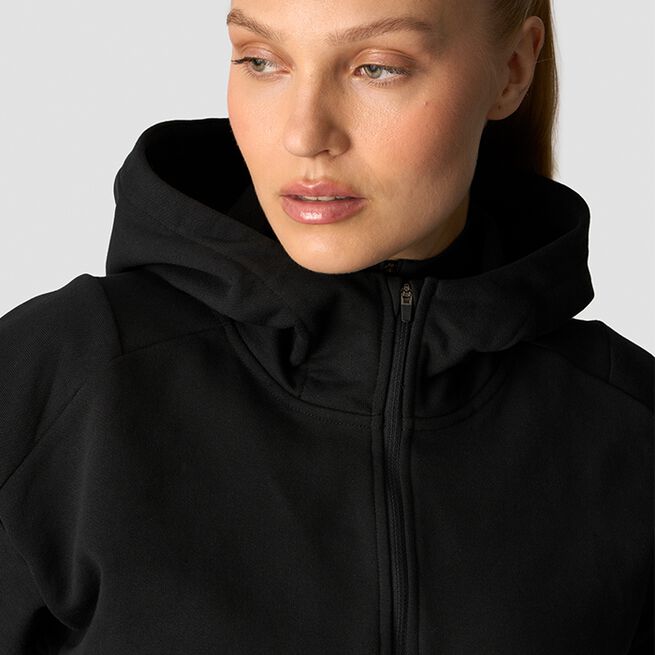 Mirage Mid Sleeve Hoodie Wmn, Black