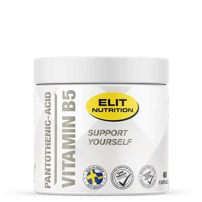 ELIT Pantothensyre Vitamin B5 60 kapsler