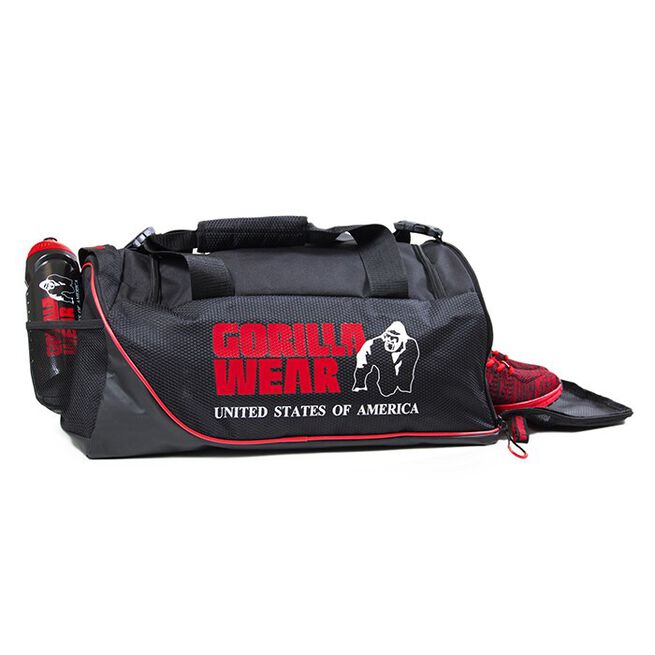 Jerome Gym Bag, Black/Red 