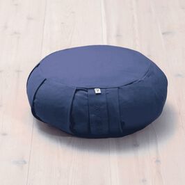 Meditation Cushion Round, Blueberry Blue Yogiraj Meditationspude Rund Blå