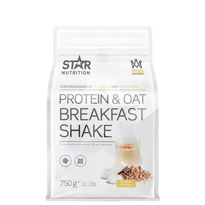 Protein & Havre Morgenmad Måltidserstatning Shake 750 g Coconut/Granola