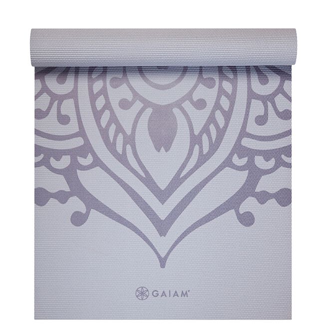 Gaiam G Wild Lilac Sundial Yoga Mat 5mm