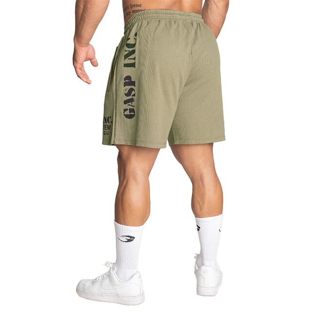 GASP Thermal Shorts 6 Washed Green