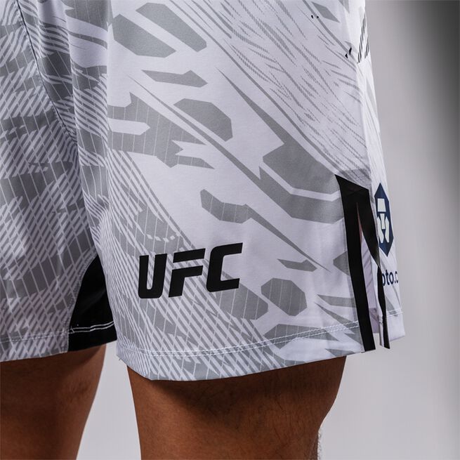 UFC Fusion Authentic Fight Night Men's Fight Shorts Short Fit White