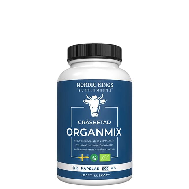 Græsfodret Organmix EKO 180 kapsler