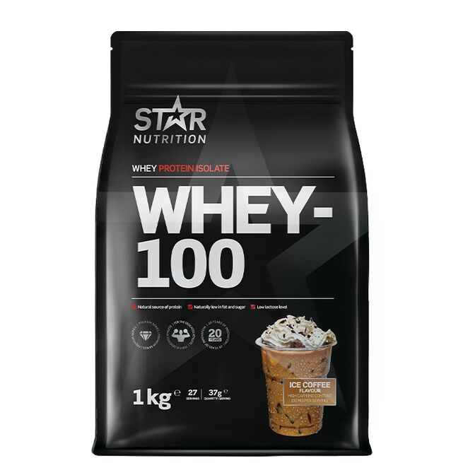 Whey-100 Valleprotein 1 kg Ice Coffee