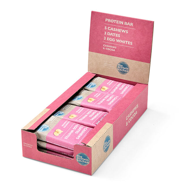 "12 x Proteinbarer, 55 g" Cashew & Cocoa