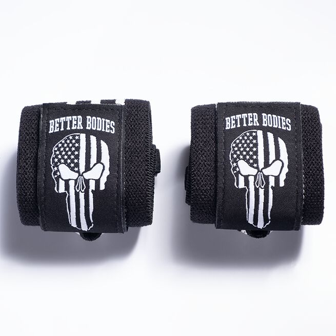 Wrist Wraps 18 inch, Black/White