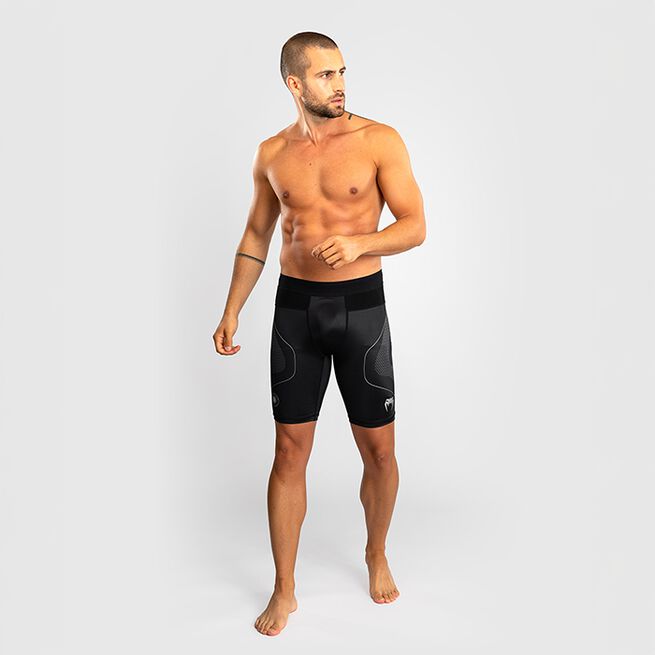 Nexus Vale Tudo-Shorts Sort Sølv
