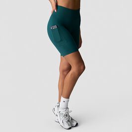 Define Seamless Pocket Biker Shorts, Forrest Green, L  Define Cykelshorts Grøn