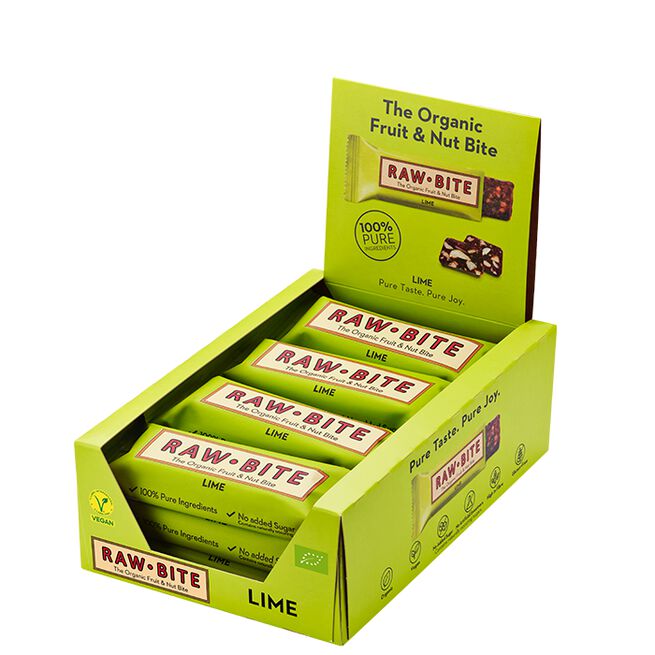 12 x Frugt & Nødde bar 50 g Spicy Lime