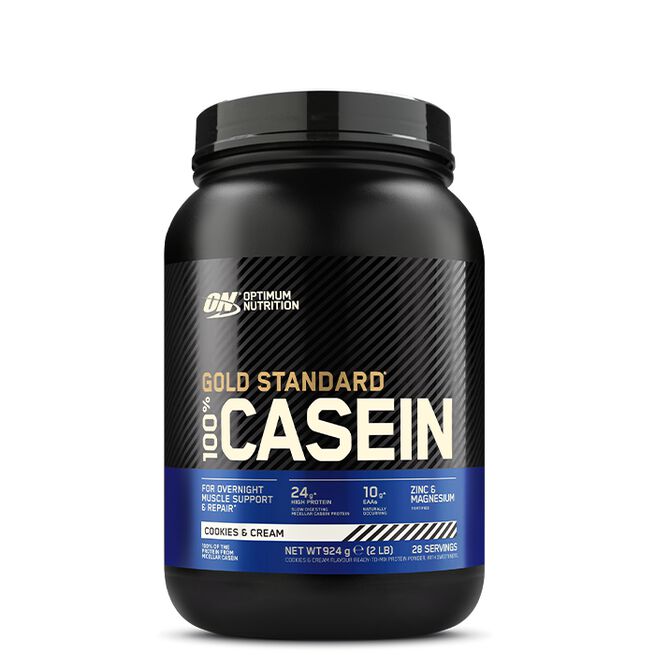 Guldstandard 100% kasein 908 g Cookies & Cream