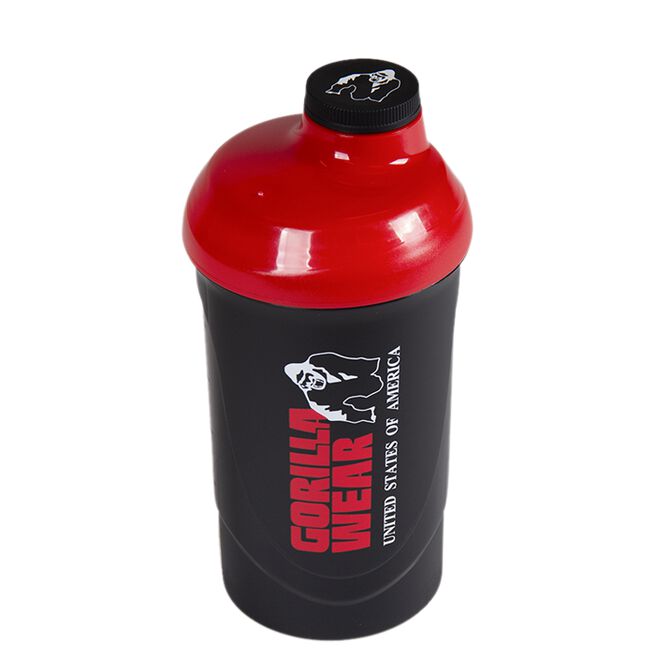 Gorilla Wear Wave Shaker Sort/Rød 600 ml