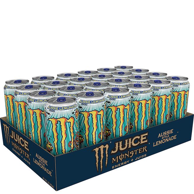 24 x Monster Energy Juiced 50cl Aussie Lemonade