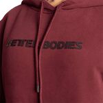 Better Bodies Logo Hoodie Maroon