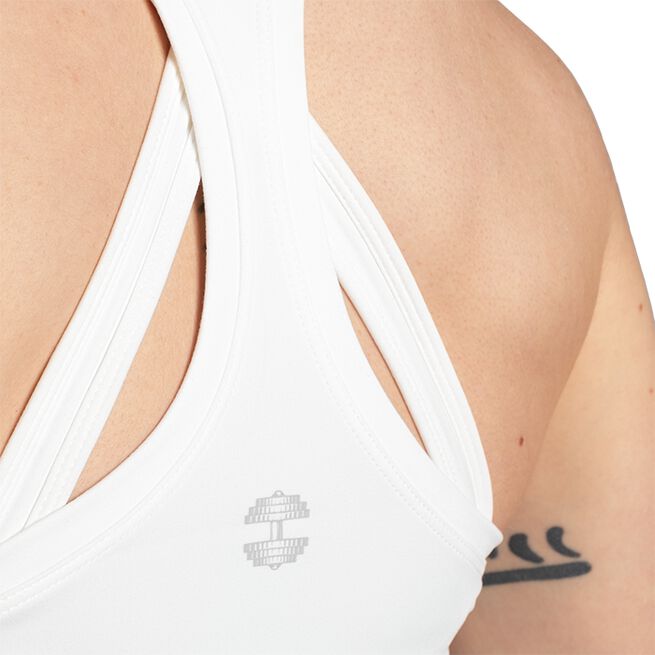 Core Crop T-Back, White