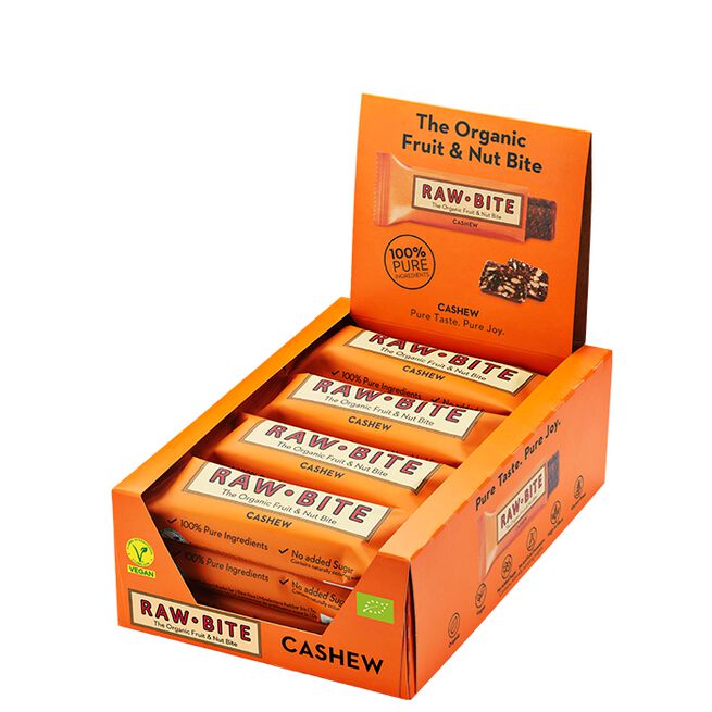 12 x Frugt & Nødde bar 50 g Cashew