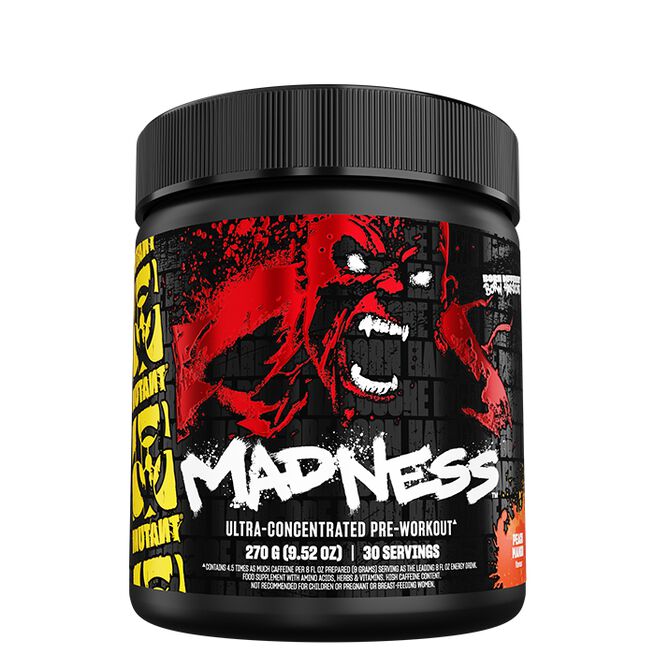 Madness PWO 30 portioner Peach Mango - 30 servings