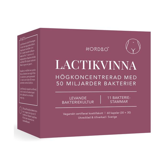 LactiKvinna 50 miljarder 60 kapsler