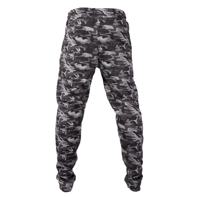 Star Nutrition Tapered Pants, Black Camo, L 