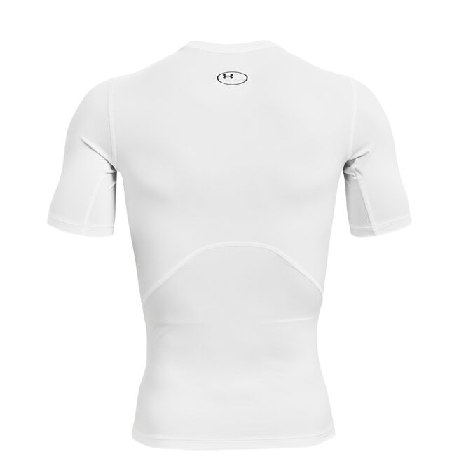 UA HG Armour Comp SS, White