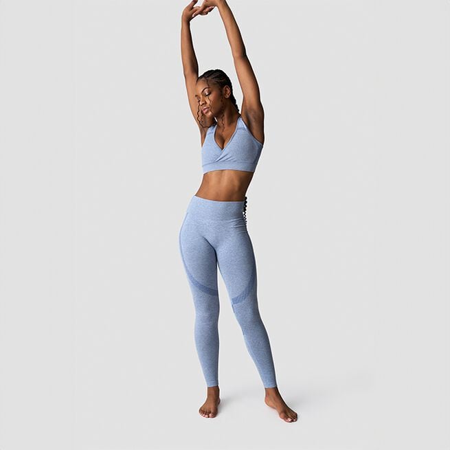 Soft Seamless Tights Blå