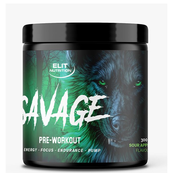 Elite Savage PWO 300 g Sour Apple