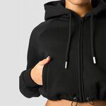ICANIWILL Everyday Cropped Hoodie Wmn, Black