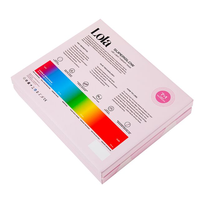 Glow LED Ansigtsmaske Rosa