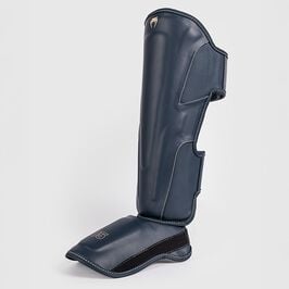 Venum Impact Evo Shinguards Icy Blue, L  Impact Evo Shinguards Blå
