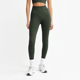Signature Seamless Tights, Dark Green, XS  Træningstights Mørkegrøn
