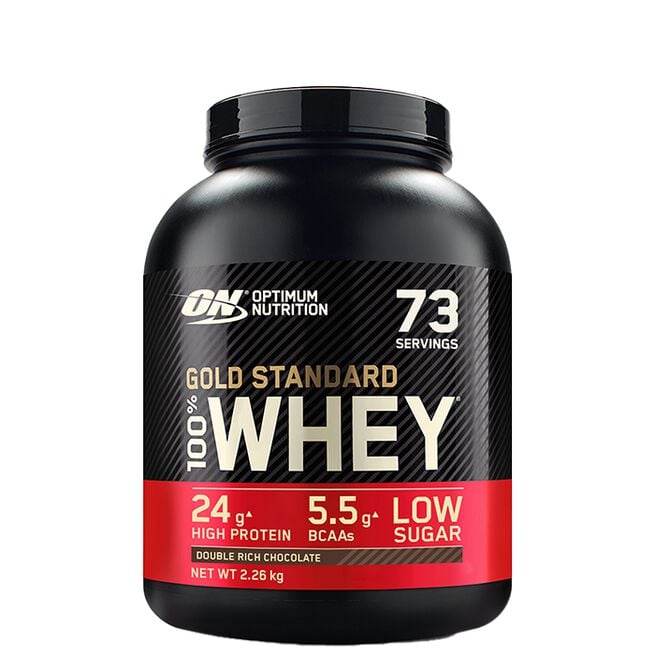 100% Whey Gold Standard Valleprotein 2273 g Double Rich Chocolate