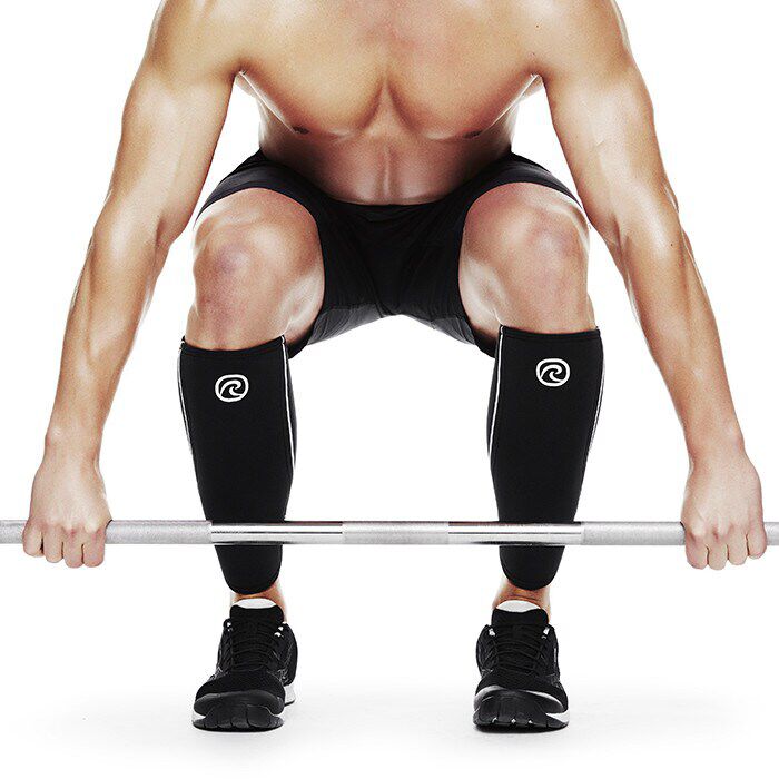 Shin/Calf Kompressionsstr&oslash;mpe 5 mm Sort