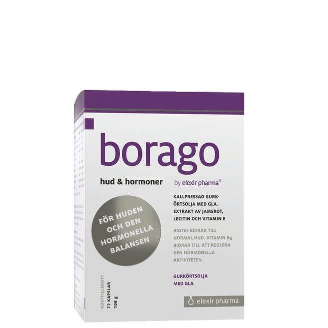 Borago Yamsrod ØKO, 1065 mg, 72 stk.