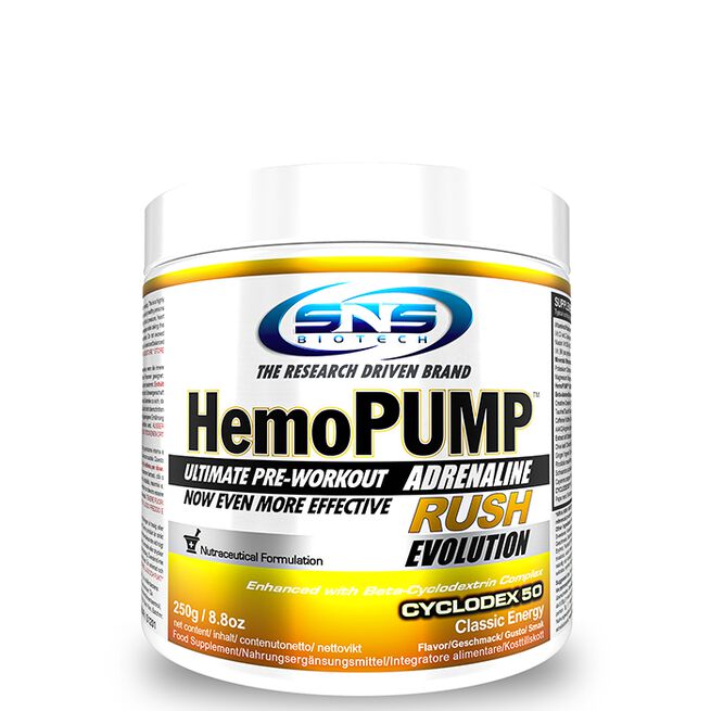 HemoPUMP Adrenaline Rush PWO 250 g Classic Energy