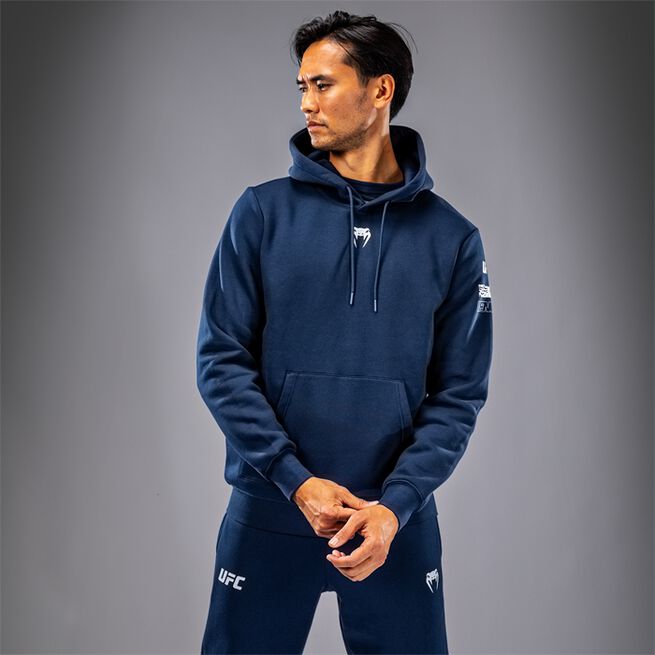 UFC Fusion Fight Week Men's Pullover Hoodie Solid Oceanic Blue