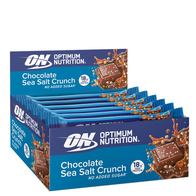 12 x Optimum Proteinbarer 55-59 g Chocolate Sea Salt Crunch