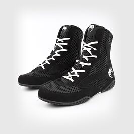 Venum Contender Boxing Shoes Black/White, Stl 43 (10 US)  Contender Boksesko Sort/Hvid