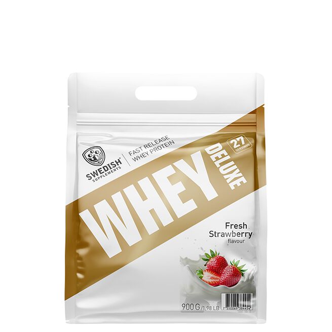 Whey Deluxe Whey Protein 900 g Fresh Strawberry