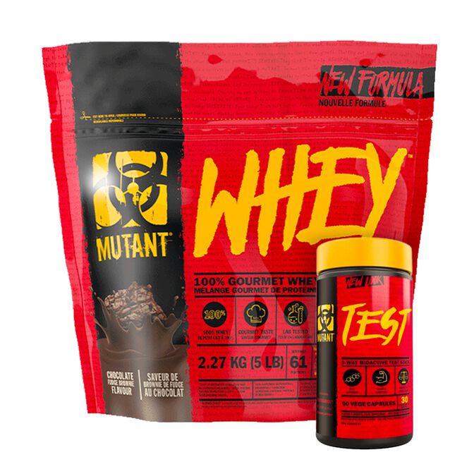Mutant Valleprotein 2,27 kg + Mutant Test 90 kapsler