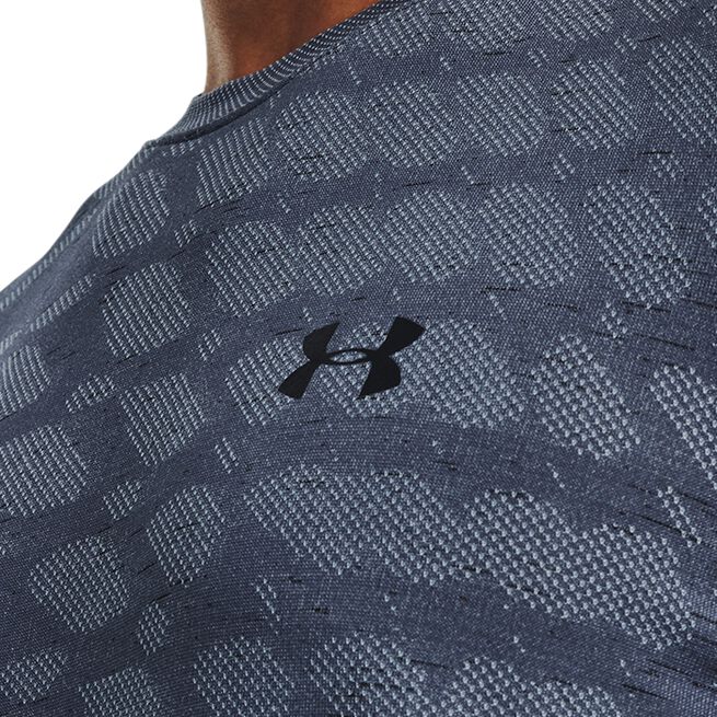 Under Armour UA Seamless Ripple SS, Downpour Gray