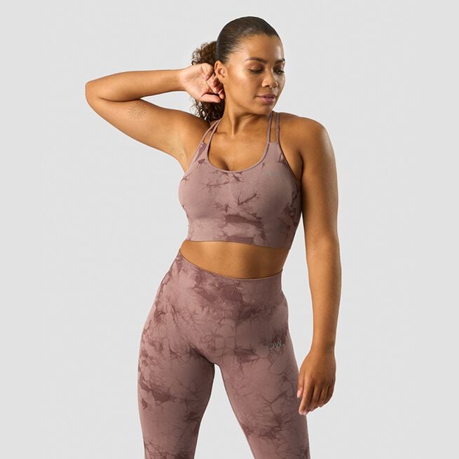 Define Seamless Tie Dye Sport-BH Lilla