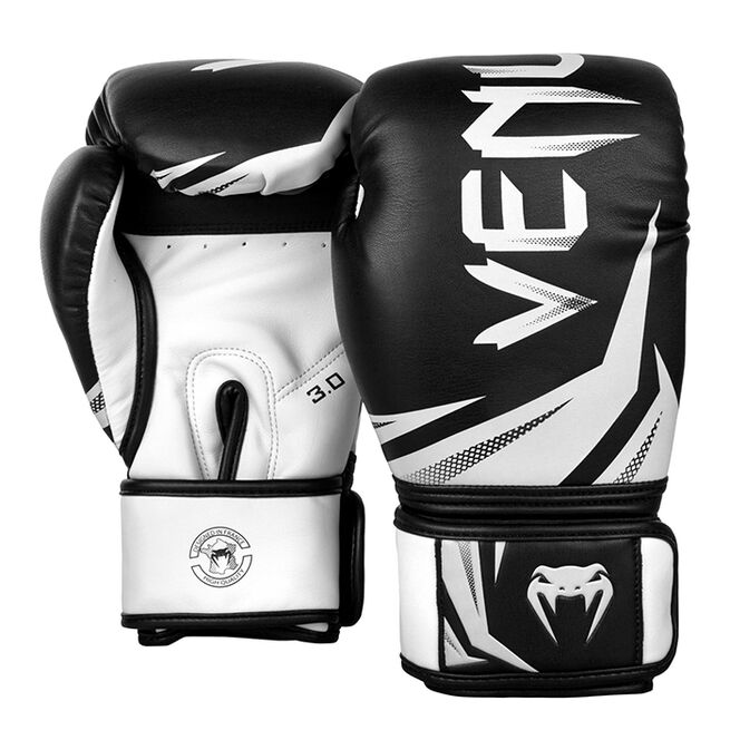 heroin Recollection Ride Køb Venum Challenger 3.0 Boxing Gloves - Black/White, 10oz - Bodystore.dk