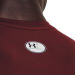 UA HG Armour Fitted SS, Chestnut Red/Radio Red