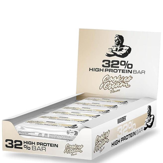 12 x 32% Proteinbar 60 g Cookies & Cream