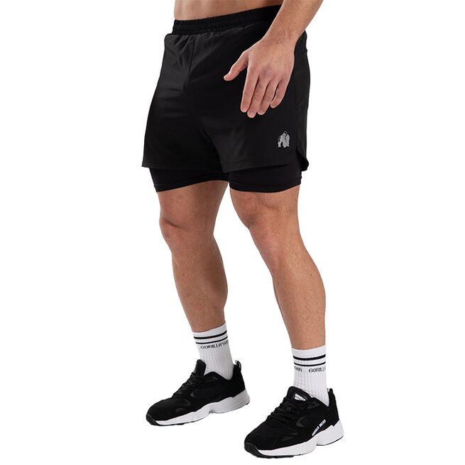 Cortez 2-In-1 Shorts, Black